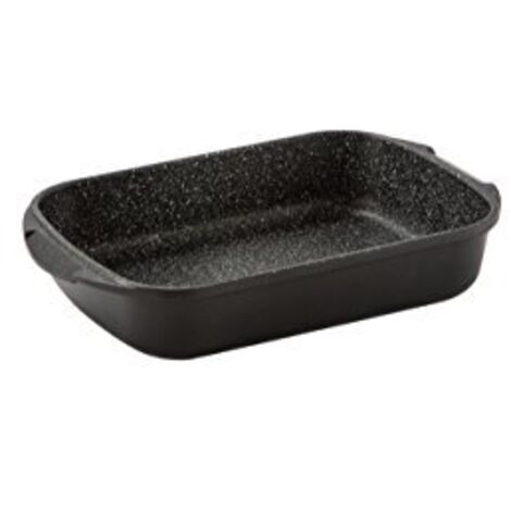 Barazzoni Le Cotture Speciali Lasagnera, Alluminio/Marmotech, 25X20 Cm, Nero, 25 x 20 cm (1/4)