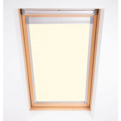 Bloc Skylight Blind 6(78/118) - Tenda a rullo oscurante per lucernari Fakro, colore: crema