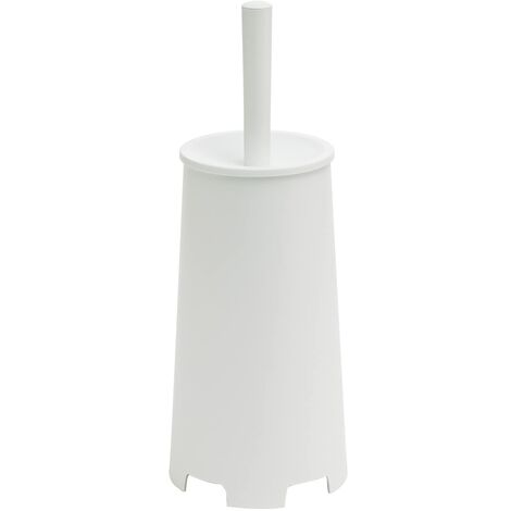 GEDY G-Oscar Scopino wc da appoggio colore Bianco opaco, 35X13X13 CM peso 0,396 KG, scopino bagno con setole realizzato con Resine termoplastiche, Anni di garanzia 2, design R&S Gedy (1/4)