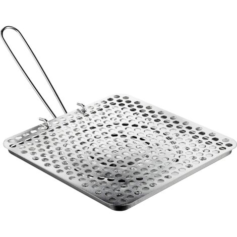 Ibili Tin Bread Toaster Grill Cage for Camping, with Foldable Handle