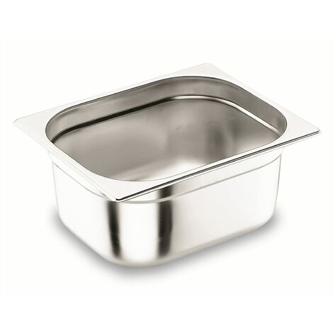 LACOR 66255Z - Vaschetta 1/9 in Acciaio Inox, 176 x 108 x 100 cm