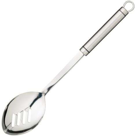 KitchenCraft Professional Cucchiaio Forato in Acciaio Inox, 32,5 cm (1/2)