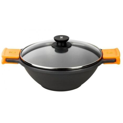 Padella BRA BraisogonaA272028 Nero Nero/Arancione Metallo Alluminio Ø 24 cm Ø 28 cm (1/4)