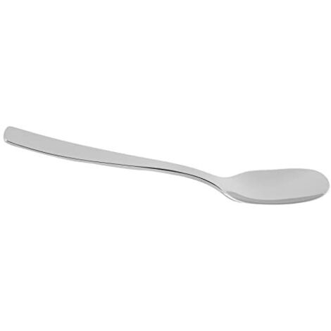 A di Alessi AJM22/4 KnifeForkSpoon Cucchiaio da Dessert, in Acciaio Inossidabile 18/10 Lucido, Set da 6 (1/4)