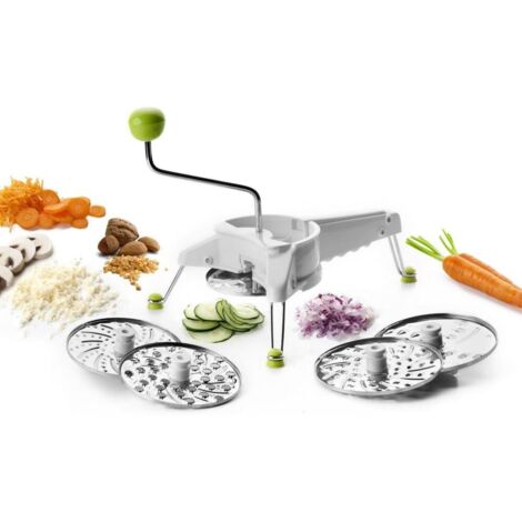 IBILI Julienne Mill Set Easycook 25x12 cm, Stainless Steel, White/Green/Silver, 12 cm (1/4)