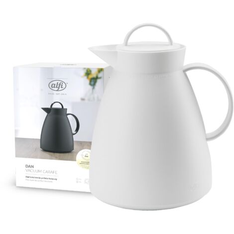 alfi Caraffa Termica Dan in Plastica, 1,0 L, Colore: Bianco (1/4)