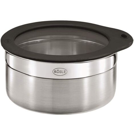 Galileo Casa – Coperchio Per Pentola In Acciaio Cromato, 24 Cm, Con Pomello Termoresistente E Valvola Vapore