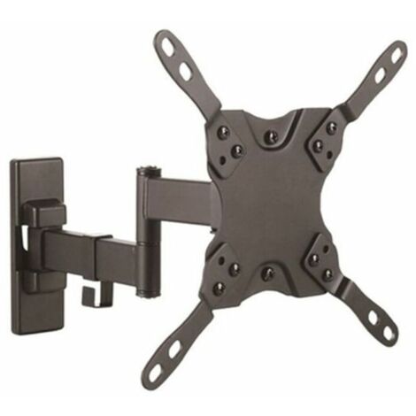 Ewent EW1522 Supporto da Parete per TV/Monitor da 13 a 42 Pollici con Braccio a Doppio Snodo e Orientabile, Vesa Fino a 200 x 200 mm, Nero (1/5)