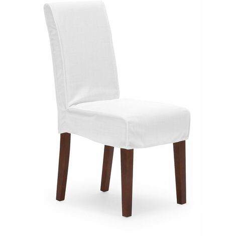massivum husse Bakersfield 42 x 60 x 57 cm Tessuto Piano di Tessuto Bianco (1/3)