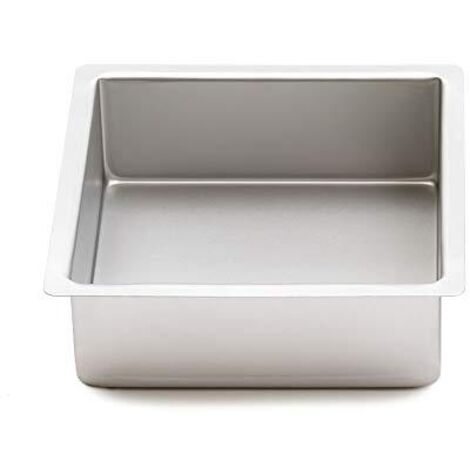 Decora 0062639 Teglia Professionale 20x20xh7,5cm Quadrata Anodizzata