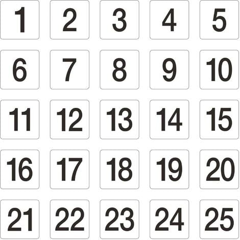 Set Di 100 Dischi Numerici Incisi Al Laser Da 3 Cm, Per Tavoli - Foto 8