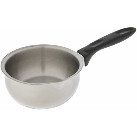 IBILI, Pentolino in acciaio inox con beccuccio classico, 14 cm, acciaio inox, adatto per piani cottura a induzione. (1/3)