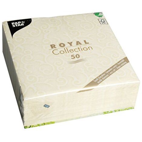 Papstar Tovaglioli, Fazzoletto, Champagne, 7.8 x 20 x 20 cm (1/3)
