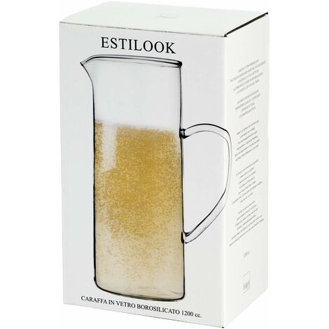 H&h brocca borosilicato estilook con manico lt 1,2 (1/4)