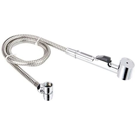 Werkzeyt Set doccia per lavabo, doccetta mobile con tubo flessibile per doccia, facile commutazione, include supporto da parete, nero opaco, soffione doccia per lavabo, soffione doccia di ricambio, SA (1/4)