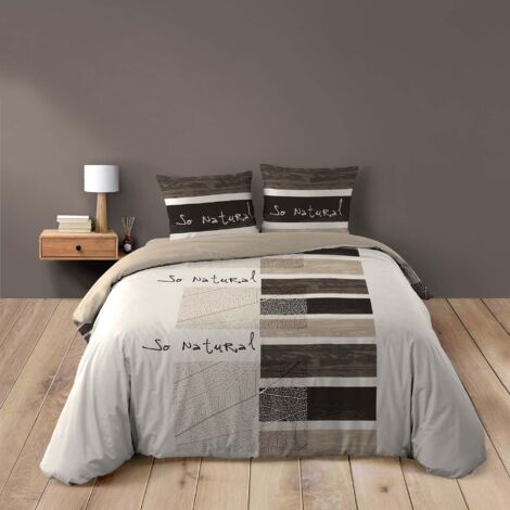 Dekbedovertrek 240x220 Cm Douceur D'Intérieur, Parure De Lit 3 Pièces (240 X 220 Cm) Happy Dream 100% Katoen Beddengoedset