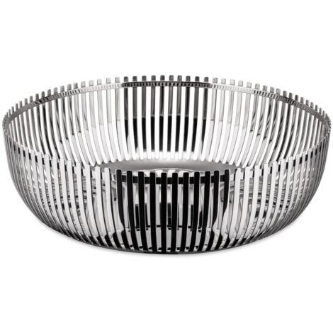 Alessi PCH02/23 - Cestino da Cucina Traforato di Design, in Acciaio Inossidabile 18/10 Lucido, 23 cm (1/5)