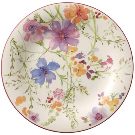 Villeroy & Boch Mariefleur Piatto da Dessert, 21 cm, Porcellana Premium, Basic Fiorato (1/5)