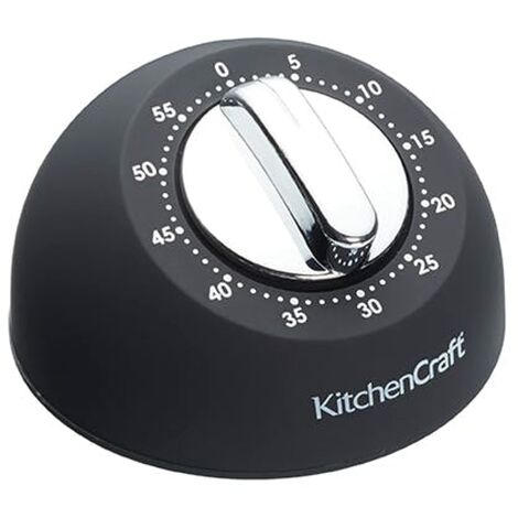 KC BLUE Timer da Cucina Meccanica, Nero (1/4)