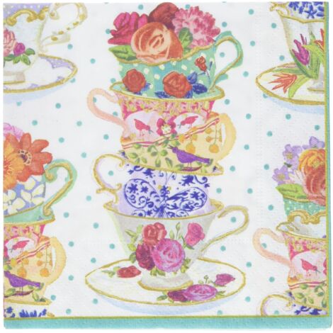 Tovaglioli Di Carta Theme Calcio | 20 Pezzi 33x33 Cm | Multicolore | Per Feste E Compleanni A Tema