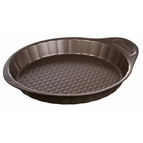 Pyrex Asimetria Stampo Antiaderente Crostata, Alluminio, Macadamia, 27 cm (1/4)