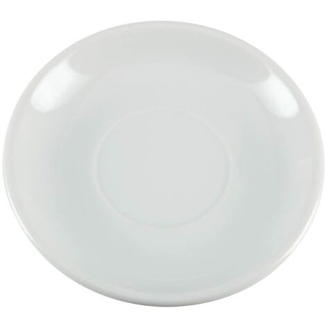Olympia Athena CC202 - Piattini da 145 mm, in porcellana bianca, adatti per tazze CC201, GG870 e CC200, resistenti alle scheggiature, adatti per microonde e lavastoviglie, confezione da 24 (1/4)