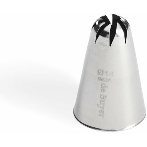 De Buyer Acciaio Inossidabile Beccuccio con Foro a Rosa Inox, 2129.14N, 3.8 cm (1/4)