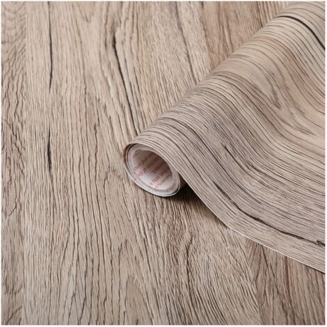 d-c-fix Pellicola Adesiva per mobili legno quercia rovere sabbia sanremo marrone PVC plastica vinile impermeabile decorativa per cucina, armadio, porta carta rivestimento 90 x 210 cm