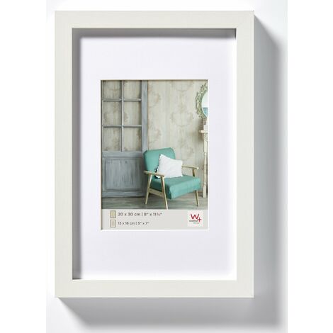 Walther Design Bianco 30 X 40 Cm Vero Vetro Cornice In Legno Di - 3