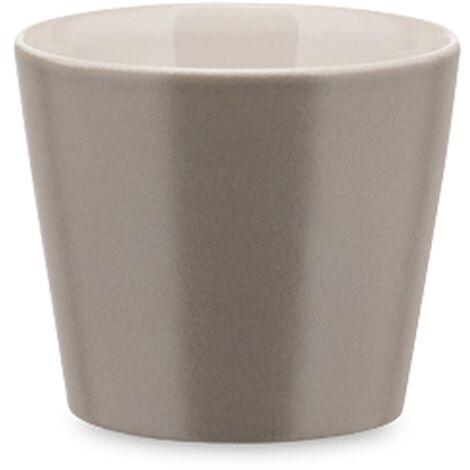 Alessi Tonale Mocha Cup LG Tazza Moka, Ceramica, Grigio, 6 cm, 4 unità (1/5)