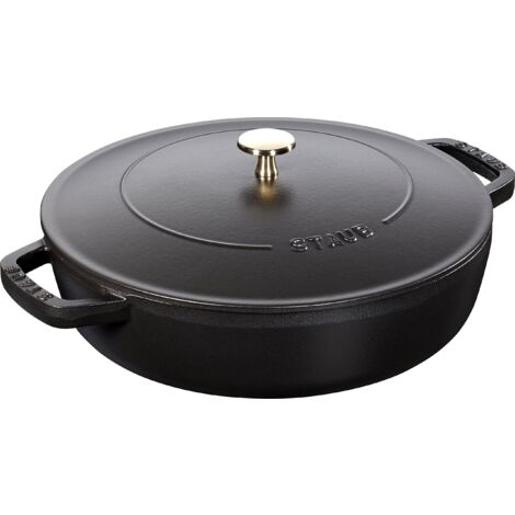 Staub-12612825 Bräter chistera 28 cm (schwarz induktionsgeeignet 40511-472-0 h.nr.) (1/5)