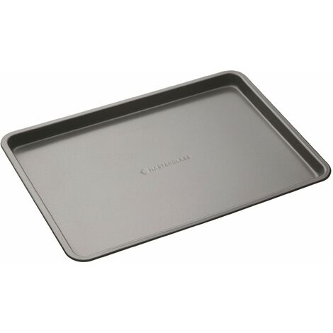 MasterClass Teglia, teglia da forno antiaderente per cuocere e arrostire 35x25x2cm, con maniche, grigio (1/5)
