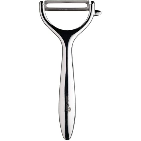 MasterClass Pelapatate 'Y', pelaverdure in acciaio inox per cucina con lama girevole e impugnatura ergonomica, lavabile in lavastoviglie, argento (1/4)