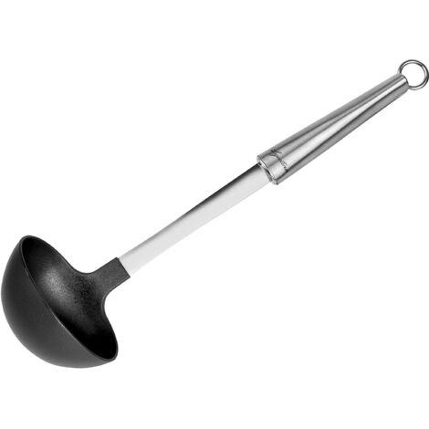 Lagostina - Cucinieri, Mestolo con Gancio e Manico Ergonomico, Acciaio Inossidabile e Nylon, 34 cm (1/5)