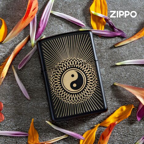 Accendino Zippo® Classic Brushed Brass 204B, Accendino Antivento