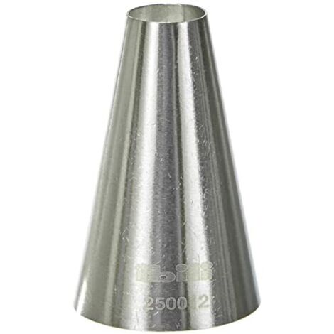 IBILI BOQUILLA Redonda, Acciaio Inossidabile, Argento, 12 MM H 50 MM (1/4)