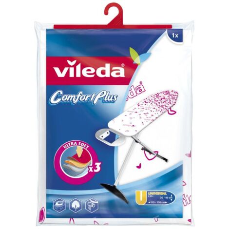 Vileda Copriasse Da Stiro Super Morbido - Cotone E Mollettone, Misura Universale, Verde - Con Sistema QuickFIX - Foto 10