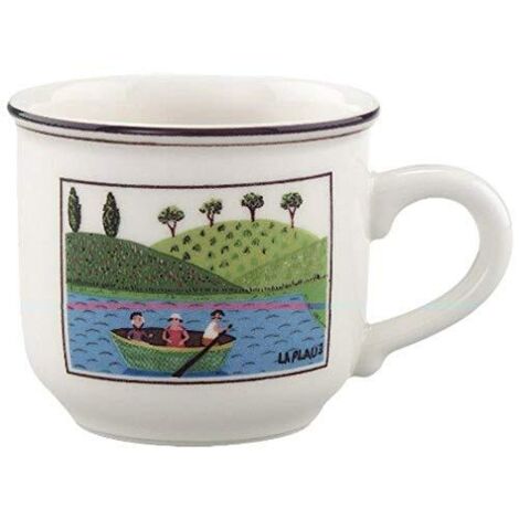 Villeroy & Boch Design Naif Tazzina da caffè Barca, Porcellana Premium, Multicolore, 100 ml (1/3)