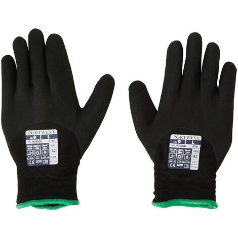 Portwest A146BKRL Guanto Invernale Artic, Nero, L/9