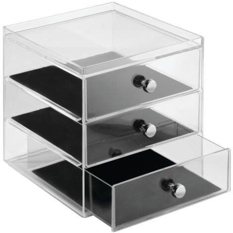 Queta Organizer Per Trucchi Grande Organizer Per Trucco Con 3 Cassetti, Scatola Per Trucco - Foto 3