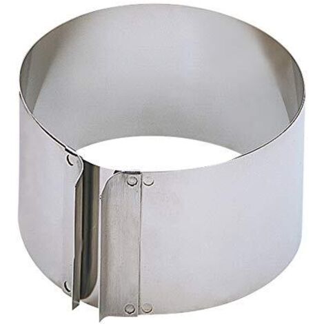 Original Kaiser 769325 Patisserie Anello per Torta con Manici in Acciaio Inox, Regolabile da 16.5 a 32 cm, Altezza 9 cm (1/4)