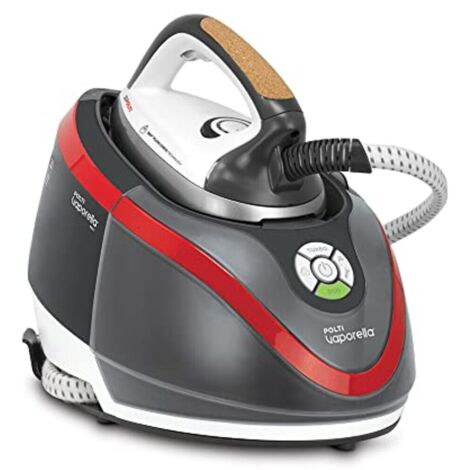 Polti Vaporella Next VN18.30, Ferro da Stiro a Vapore con Caldaia, Pressione fino a 6 Bar, Potenza 2200 W, Funzione Eco e Turbo, Autonomia Illimitata, Steam Pulse 350 g, Grigio e Rosso