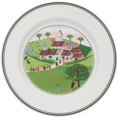 Villeroy & Boch Design Naif Piatto per Pane Allevamento di Pollame, Porcellana, Premium, Bianco, 17 cm (1/3)