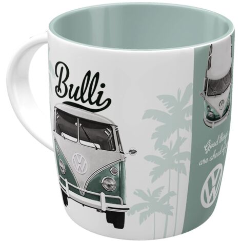 Nostalgic-Art Tazza da caffè retrò Good Things Are Ahead of You Idea Regalo per i Bus VW, in Ceramica, Design Vintage, 8.5 x 13 x 9 cm (1/5)