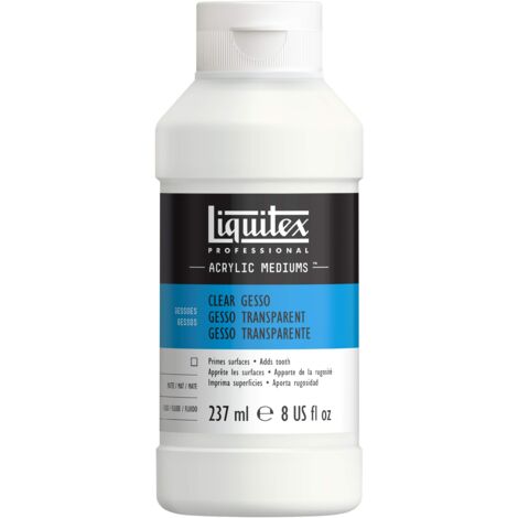 Liquitex Professional - Gesso trasparente, per preparazione superfici per la pittura, medium, 237 ml