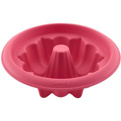 Lurch FlexiForm 83043 - Teglia per torta in silicone platino senza BPA, misura interna 18 cm, 18 x 18 x 6 cm (1/4)