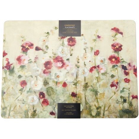 CREATIVE TOPS Set de 4 tovagliette, fondo in sughero de, Legno, Multicolore
