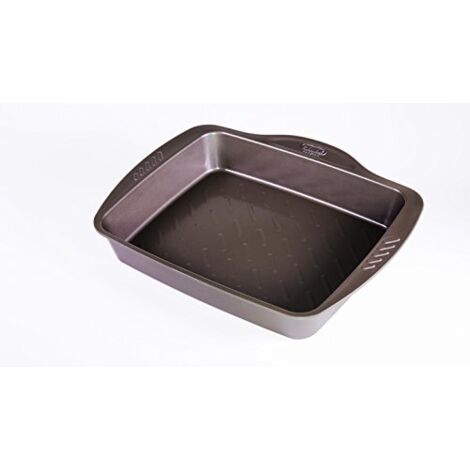 Pyrex Asimetria Rosticcera Antiaderente, Alluminio, Marrone (1/4)