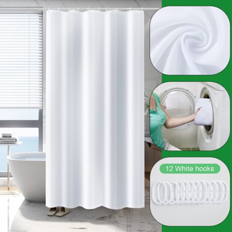 ZUMLLOMA Tenda Doccia Antimuffa, Tenda da Doccia 180 x 200 cm, Tenda Doccia Tess