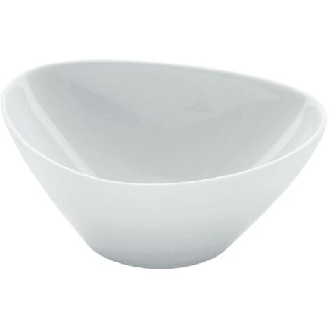 Alessi FM10/54 H Colombina Collection Coppetta Alta in Porcellana Bianca, Set da 6
